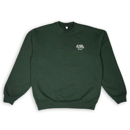 K-TAG EMBROIDERED MOSS CREW NECK